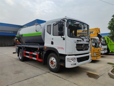 抽吸運(yùn)輸污水淤泥、糞便、沼液罐式車(chē)，國(guó)六排放吸污車(chē)抽吸快、適用面廣